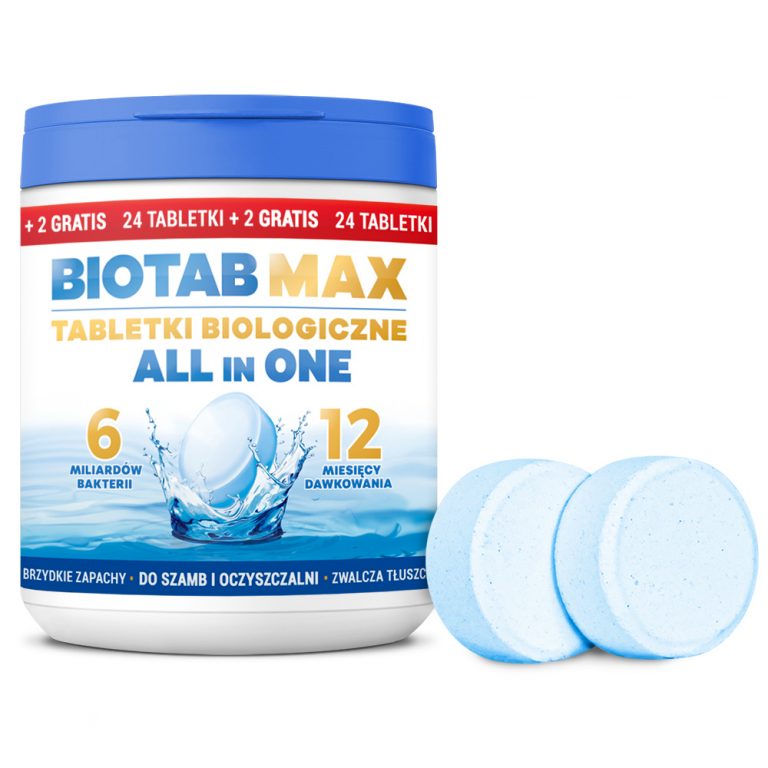 tabletki do oczyszczalni biotab max